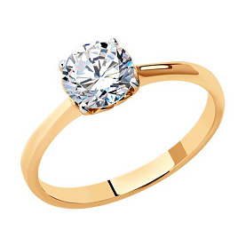 Кольцо SOKOLOV - Серебро 925, Фианит (арт. 93011082)