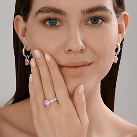 Кольцо SOKOLOV - Серебро 925, Фианит (арт. 94014291)