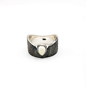 Кольцо Максипром - Серебро 925, Янтарь (арт. 210 4473 405)