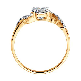 Кольцо SOKOLOV - Серебро 925, Фианит (арт. 93011179)