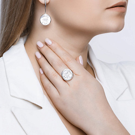 Кольцо SOKOLOV - Серебро 925, Перламутр (арт. 94012049)