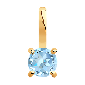 Подвеска SOKOLOV - Золото 585, Топаз (арт. 732169)