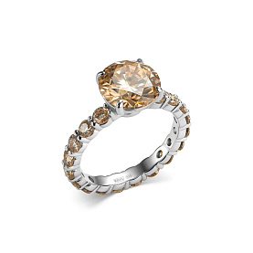 Кольцо Дар - Серебро 925, Муассанит (арт. К-5165рс1620)