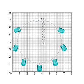 Браслет SOKOLOV - Серебро 925, Кристалл (арт. 94051662)