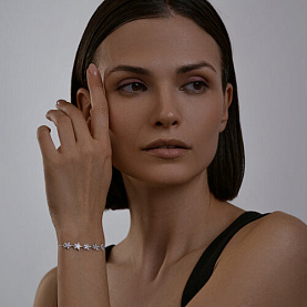 Браслет SOKOLOV - Серебро 925, Фианит (арт. 94050911)