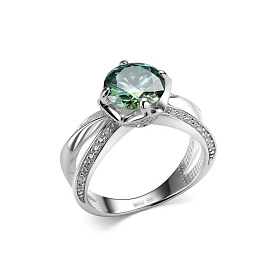 Кольцо Дар - Серебро 925, Синтетический муассанит, Фианит (арт. К-5162рс1613900)
