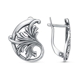 Серьги Красная пресня - Серебро 925 (арт. 33017152)