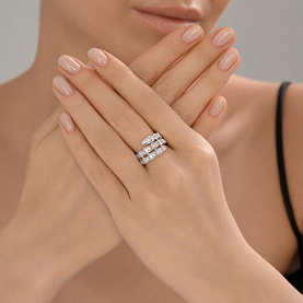 Кольцо Diamant - Серебро 925, Фианит (арт. 94-110-02299-1)