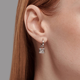 Серьги SOKOLOV - Серебро 925, Фианит (арт. 94026427)