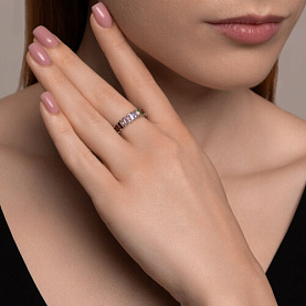 Кольцо SOKOLOV - Серебро 925, Фианит (арт. 94014107)