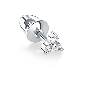 Серьга Галатея - Серебро 925, Фианит (арт. 3006.1)