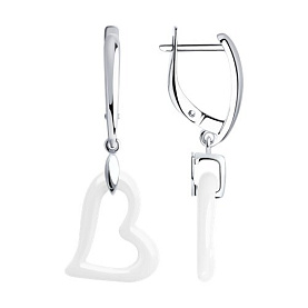 Серьги SOKOLOV - Серебро 925, Керамика (арт. 94025624)