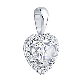 Подвеска Diamant - Серебро 925, Фианит (арт. 94-130-00122-2)