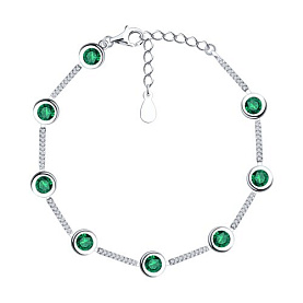 Браслет SOKOLOV - Серебро 925, Фианит (арт. 94051052-91)