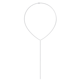 Колье Красцветмет - Серебро 925 (арт. НХ22-1690-3#0.35)