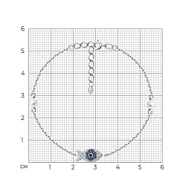Браслет Diamant - Серебро 925, Фианит (арт. 94-150-02186-1)