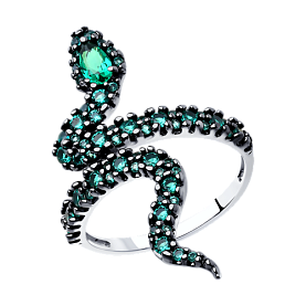 Кольцо SOKOLOV - Серебро 925, Фианит (арт. 94013675)