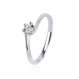 Кольцо Platinum Lab. - Платина 950, Бриллиант (арт. ПК-018-01)