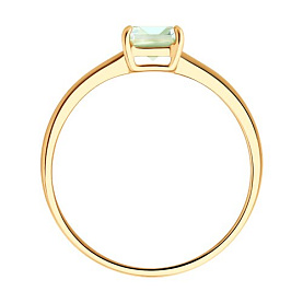 Кольцо SOKOLOV - Серебро 925, Празиолит (арт. 92014727)