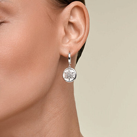 Серьги SOKOLOV - Серебро 925, Перламутр (арт. 83020476)