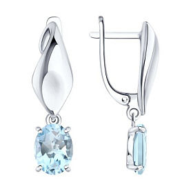 Серьги SOKOLOV - Серебро 925, Топаз (арт. 92025351)