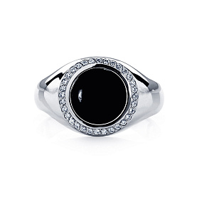 Кольцо Platinum Lab. - Платина 950, Бриллиант (арт. ПК-071-02)