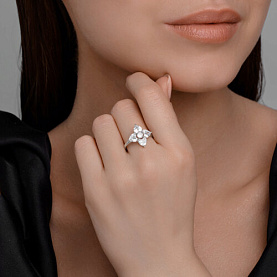 Кольцо SOKOLOV - Серебро 925, Фианит (арт. 94014299)