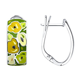 Серьги SOKOLOV - Серебро 925, Эмаль (арт. 94026000)