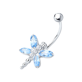 Пирсинг SOKOLOV - Серебро 925, Фианит (арт. 94060025)