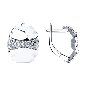 Серьги Diamant - Серебро 925, Фианит (арт. 94-120-00904-1)