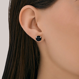 Серьги Diamant - Серебро 925, Агат (арт. 94-322-02384-1)