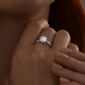 Кольцо SOKOLOV - Серебро 925, Фианит (арт. 94013660)