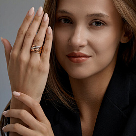 Кольцо SOKOLOV - Серебро 925, Фианит (арт. 93011189)