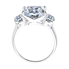 Кольцо SOKOLOV - Серебро 925, Фианит (арт. 94012077)