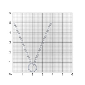Колье SOKOLOV - Серебро 925, Фианит (арт. 94071281-91)