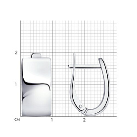 Серьги Diamant - Серебро 925 (арт. 94-120-00622-1)