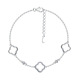 Браслет SOKOLOV - Серебро 925, Фианит (арт. 94051200-91)