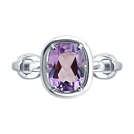 Кольцо SOKOLOV - Серебро 925, Аметист (арт. 92014894)
