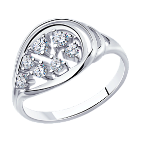 Кольцо Diamant - Серебро 925, Фианит (арт. 94-110-00566-1)