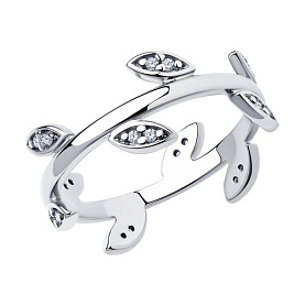 Кольцо Diamant - Серебро 925, Фианит (арт. 94-110-01050-1)