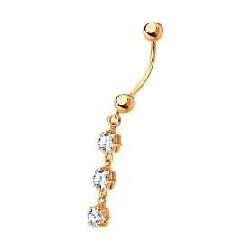 Пирсинг Diamant - Серебро 925, Фианит (арт. 93060006)