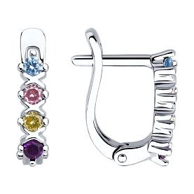 Серьги Diamant - Серебро 925, Фианит (арт. 94-120-02172-1)