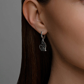 Серьги SOKOLOV - Серебро 925, Фианит (арт. 94026851)