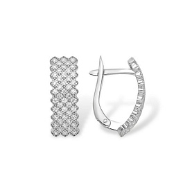 Серьги EFREMOV - Серебро 925, Фианит (арт. 12100111837-501)