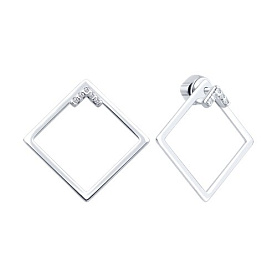 Серьги Diamant - Серебро 925, Фианит (арт. 94-122-02380-1)