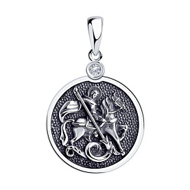 Подвеска SOKOLOV - Серебро 925, Фианит (арт. 95030282)