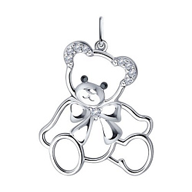 Подвеска Diamant - Серебро 925, Фианит (арт. 94-130-00777-1)