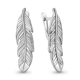 Серьги Аквамарин - Серебро 925 (арт. 34330.5)