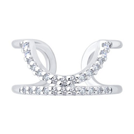 Кольцо SOKOLOV - Серебро 925, Фианит (арт. 94014454)