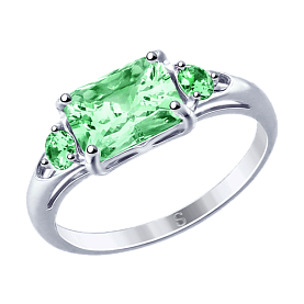 Кольцо SOKOLOV - Серебро 925, Фианит (арт. 94012764)